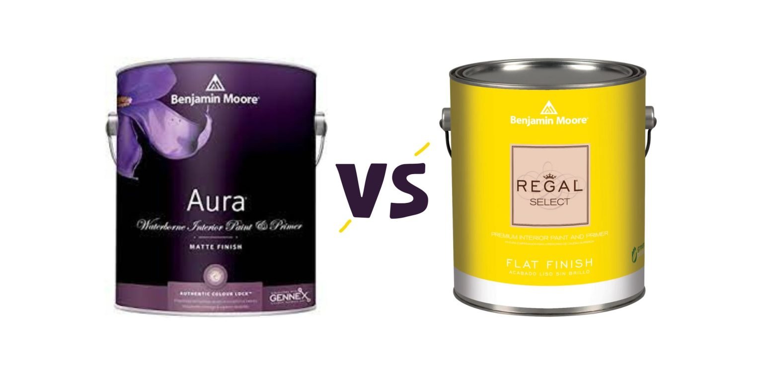 Difference Between Benjamin Moore Paint Aura Vs Regal Select Painting