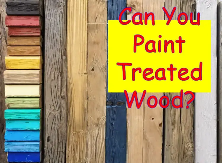 Can You Paint Treated Wood?
