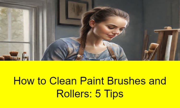 How to Clean Paint Brushes and Rollers Quickly- 5 Easy hacks