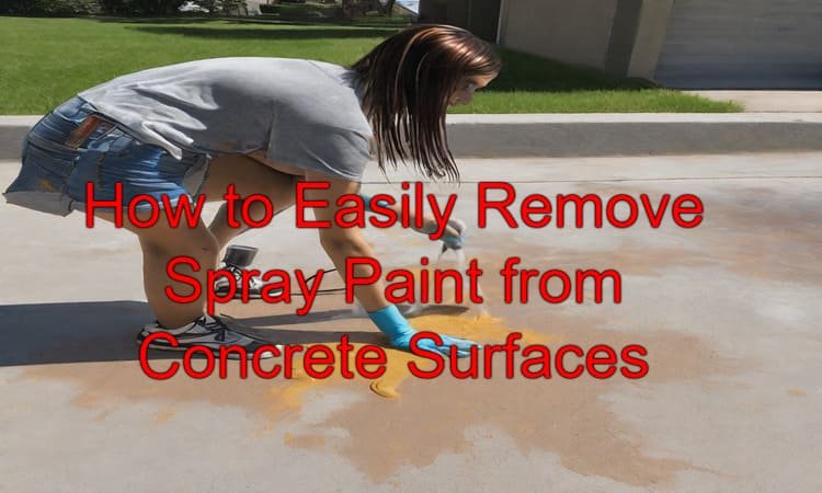 How to Easily Remove Spray Paint from Concrete Surfaces