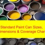 Standard Paint Can Sizes, Dimensions & coverage Chart